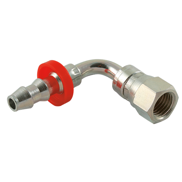 FT Pro 7/16" JIC Female X Hose Tail 90° Elbow