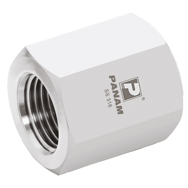 PANAM 1/2" BSPP 10KPSI 316 Cap