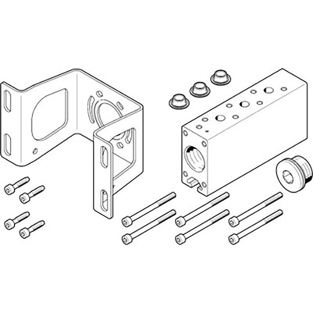 Festo VABM-B10-20-G38-2-P53-E Supply Manifold