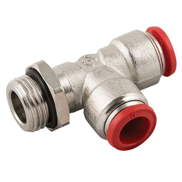 Aignep 04MM OD X M5 Metric Male Swivel Tee Push-in