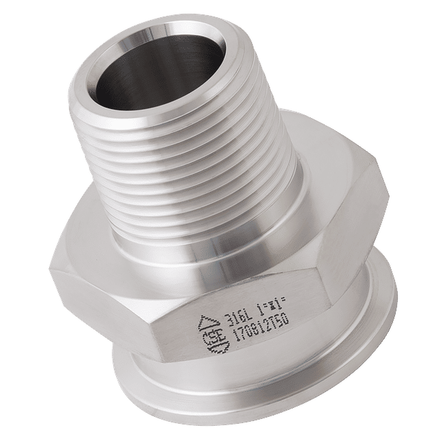 Jaymac 1/2" Clamp 1/2"MALE NPT