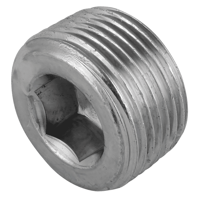 Burnett & Hillman 3/4" NPTF Hex Socket Steel Plug