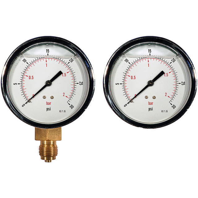Glycerine Filled Gauges & Accessories