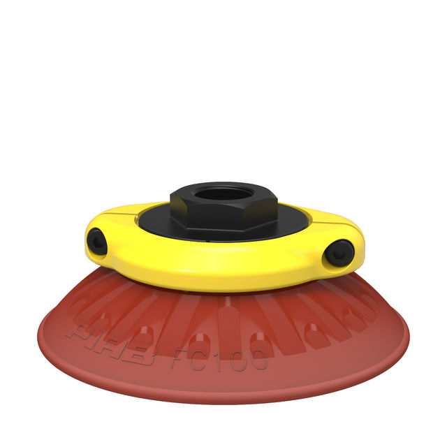 Piab Suction cup FC100P Polyurethane 40 3/8" NPSF female, mesh filter