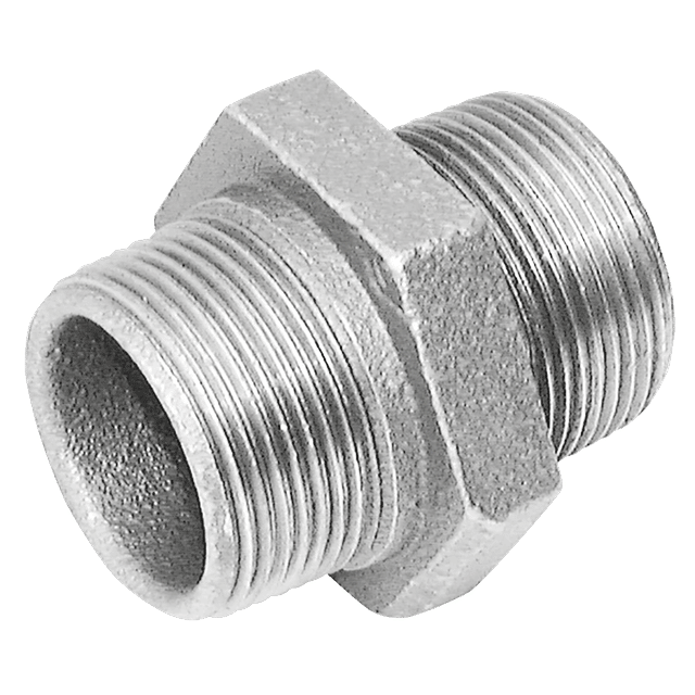 Crane 4" BSPT Male Hex Nipple FIG144 Galvanised