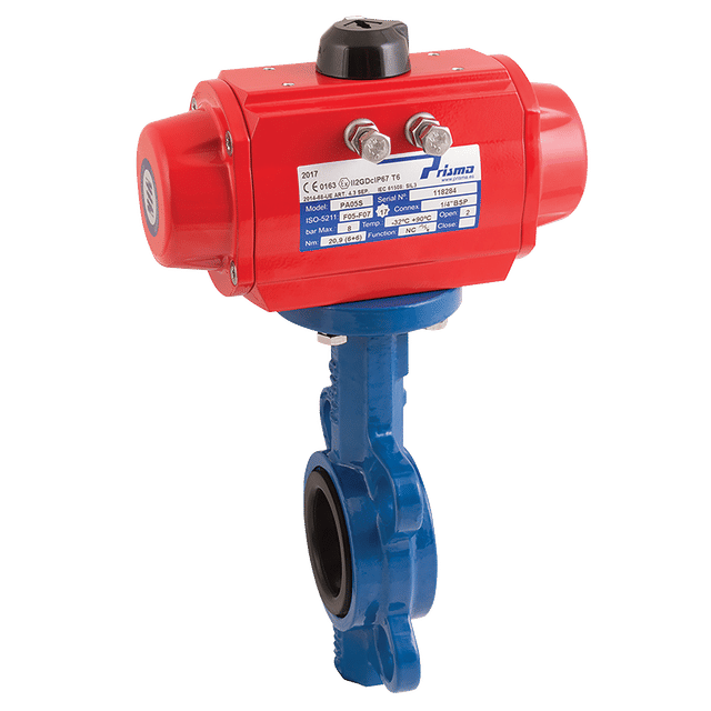 FT Pro 6" Wafer B/Fly Valve CI/Ss/EP DA