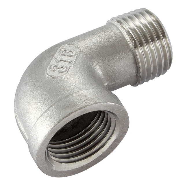 Haitima 4" BSPT Male X 4" BSPP Female Street Elbow