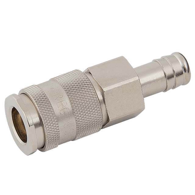 Parker Rectus 16MM Hose Tail Coupling Brass Nickel