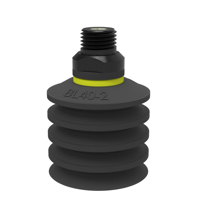 Piab Suction cup BL40-2 Chloroprene 1/4" NPT male, dual flow control valve