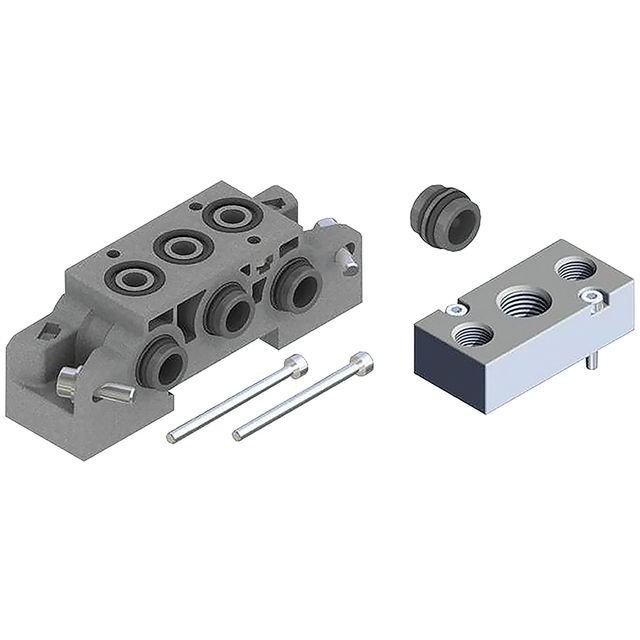 Pneumax Single Complete Manifold Base T488 Series