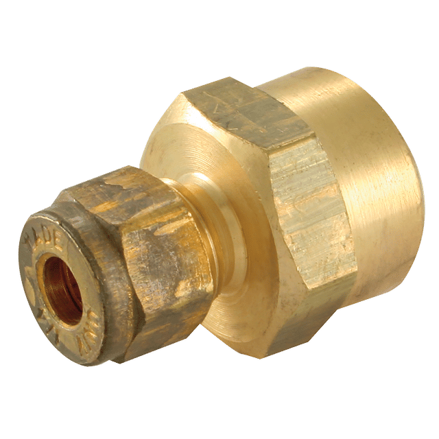 Wade 1/2" BSPT Female X 3/8" OD Female Stud Coupling