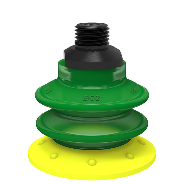 Piab Suction cup BX52P Polyurethane 30/60, filter 1/4" NPT male, mesh filter
