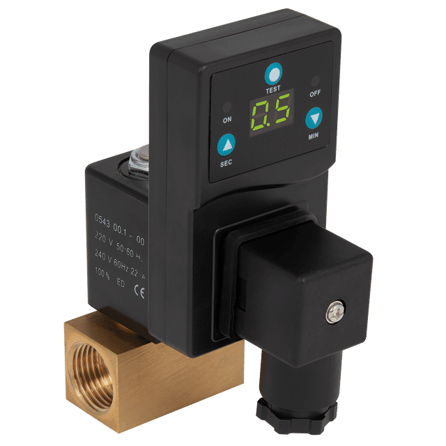 FT Pro 1/8" Brass Digital 110V AC Auto Drain