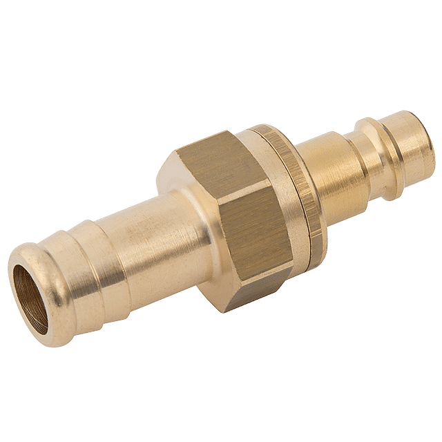Parker Rectus 8MM Hose Tail Valved Plug