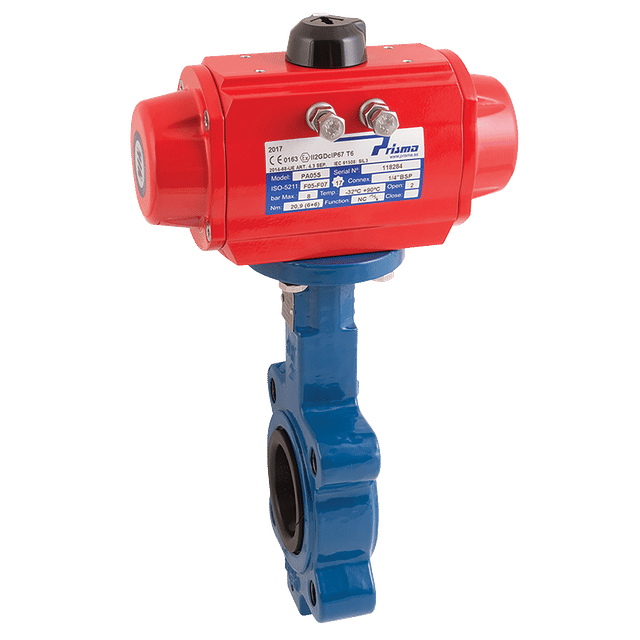 FT Pro 12" PN16 L+T WRAS BFLY PRISMA DA Actuator