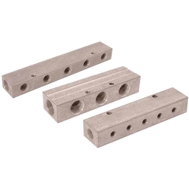 FT Pro Manifold 1/8" BSP X 2 X M5 Metric 2 X 1 Row