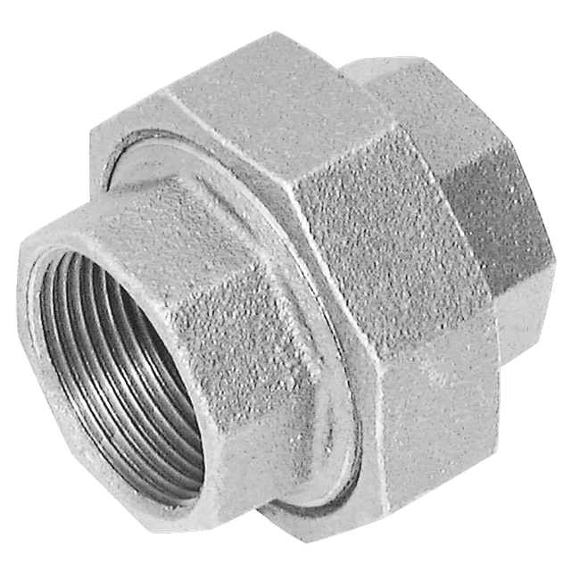 Crane 3/8" BSPT Female Equal Union FIG256 Galvanised