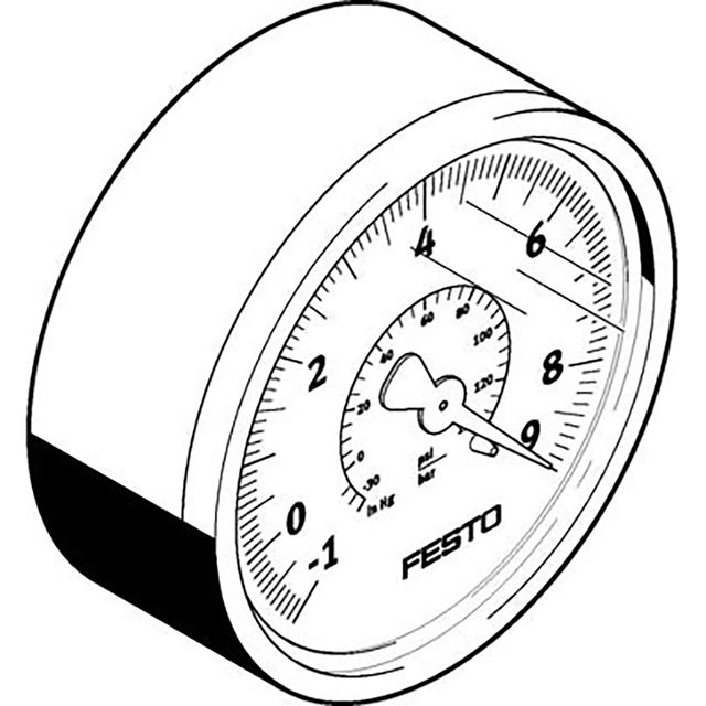Festo VAM-40-V1/0-R1/8-En Vacuum Gauge