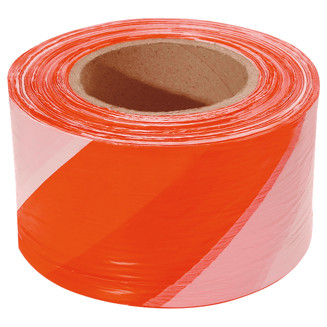 Scapa Red and White Barrier Tape 75MM X 500M Roll