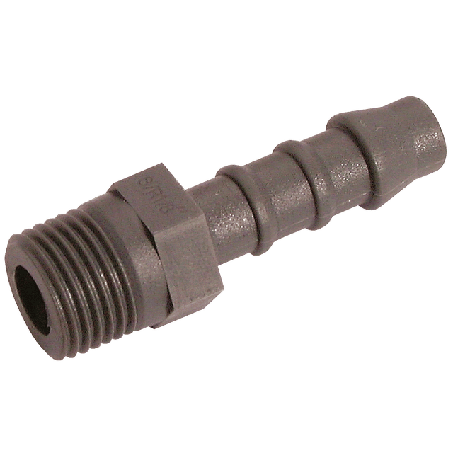 Norma 1/4" BSPT Male Plastic Hose Connector
