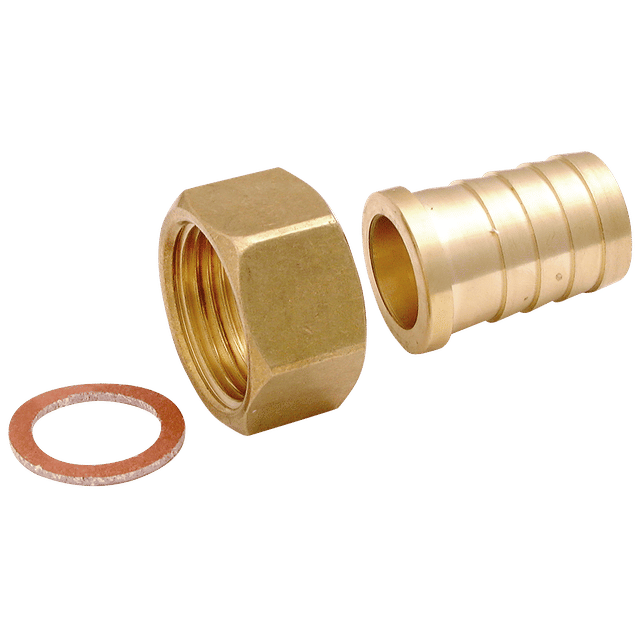 FT Pro 1/2" BSPP Female Straight Swivel Hose Tails, Brass
