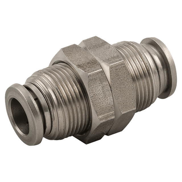 Aignep 06MM OD Bulkhead M14X1 316 SS