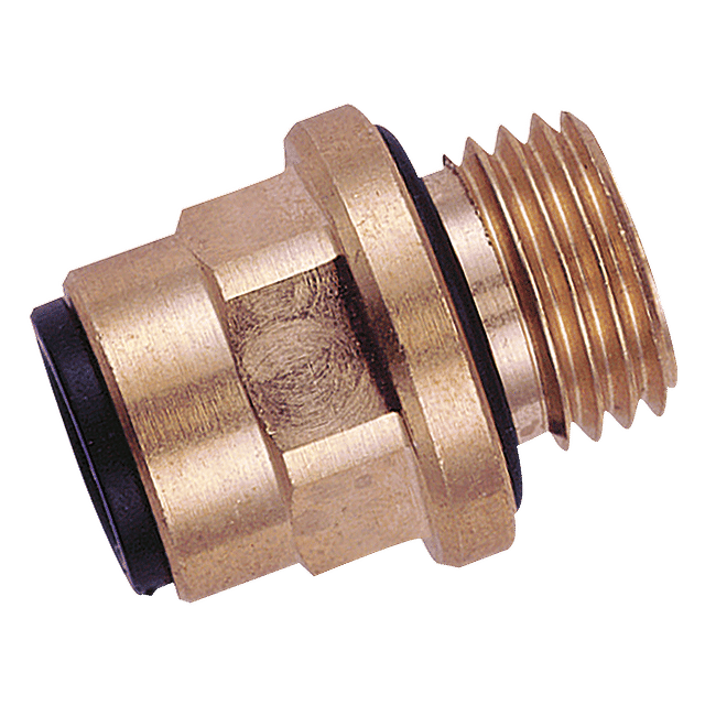 John Guest 4MM OD X 1/8" Brass Straight Adapter