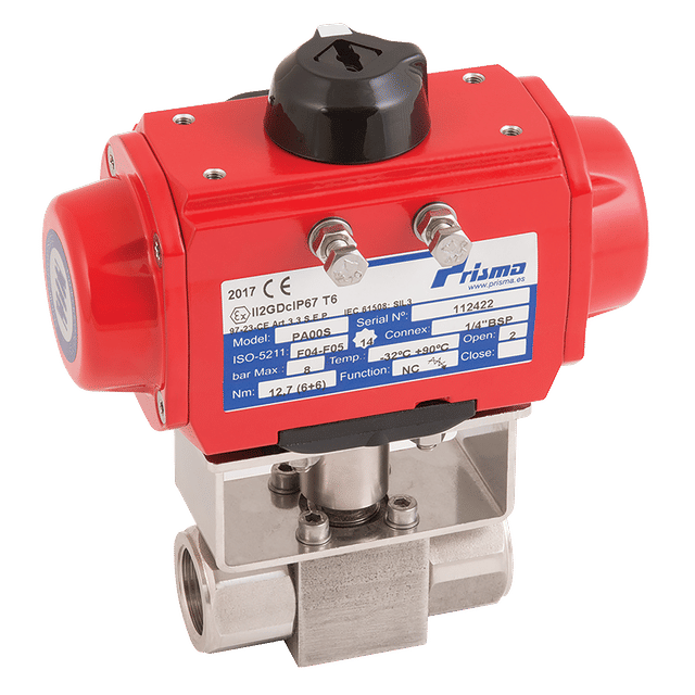 FT Pro 3/8" BSP 6K SS RBBV F/W PRISMA SA Actuator