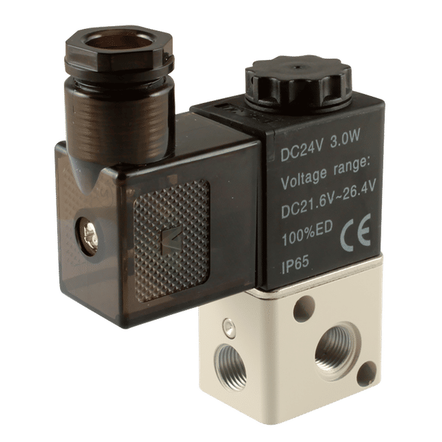 FT Pro 1/8" BSPP 3/2 D. Actuator N/C Solenoid/Spring Valve