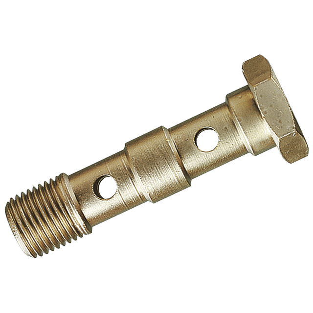 Aignep 1/4" BSPP Double Banjo Stem