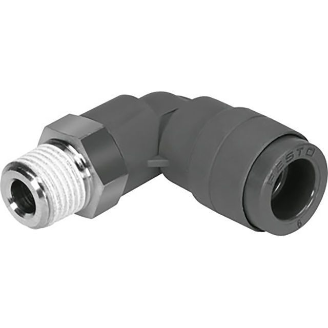 Festo QSL-V0-1/8-4 Male Stud Elbow Res to W/Spat