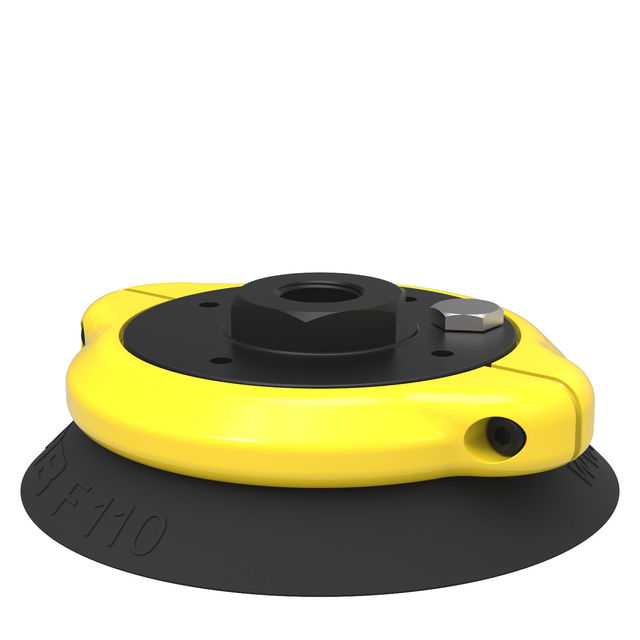 Piab Suction cup F110 Nitrile-PVC 3/8" NPSF female, mesh filter