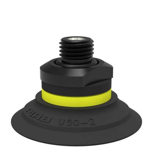 Piab Suction cup U50-2 Nitrile-PVC G1/4" male, mesh filter