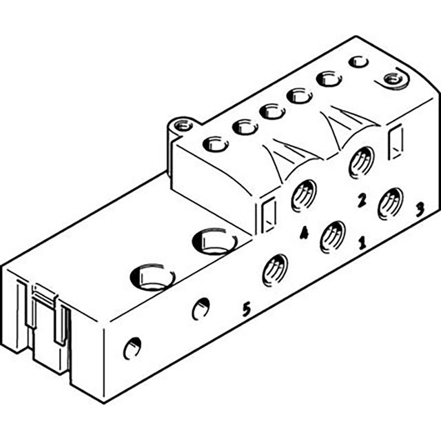 Festo MHA2-AS-5-M5 Sub-Base