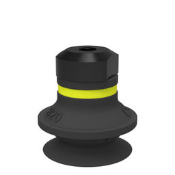 Piab Suction cup B20 Chloroprene M5 female, dual flow control valve