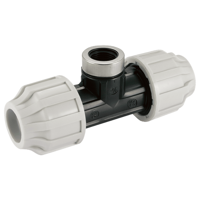FT Pro 1.1/4" BSPP Female X 40MM OD 90° Equal Tee