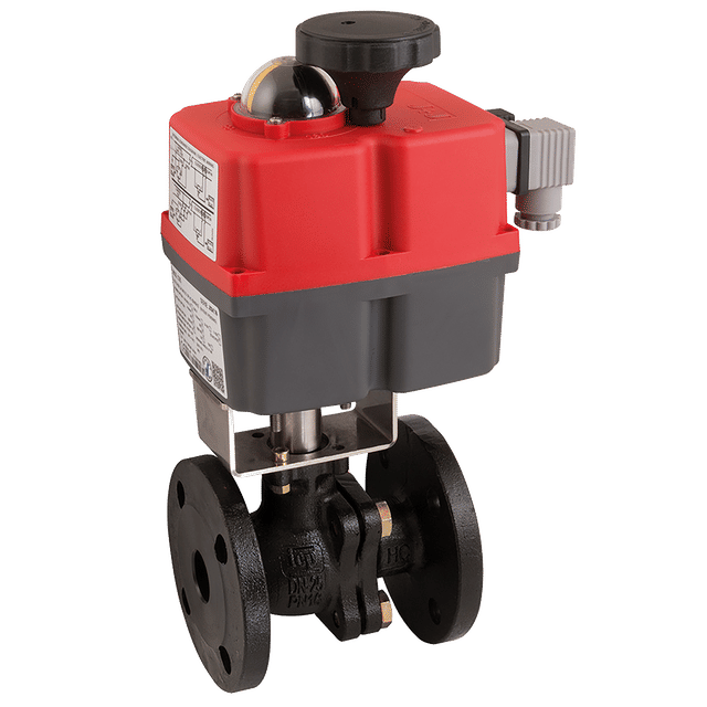 J+J 3" PN16 Flanged CI BV F/W J4CS85 MV Actuator