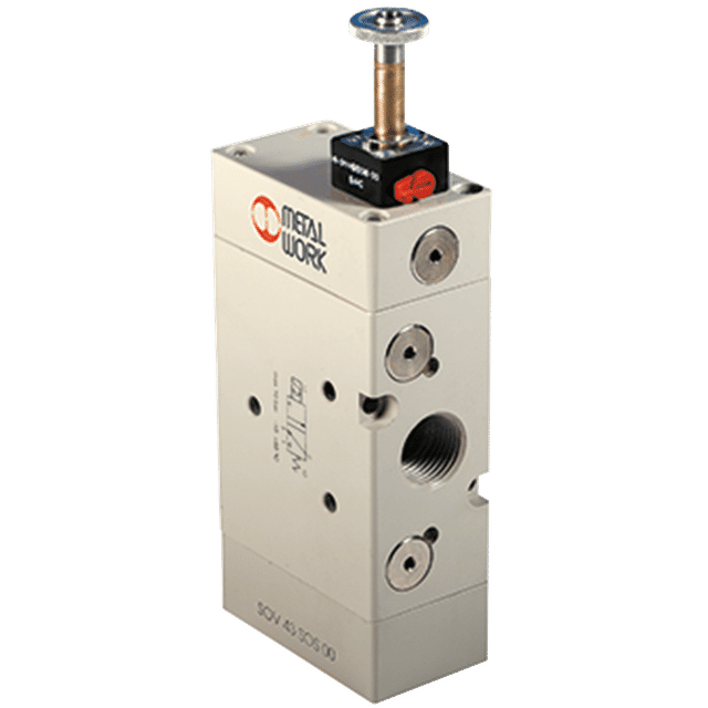 Metal Work S70 Valve 3/8 3/2 N/C Sol/SPR Ass