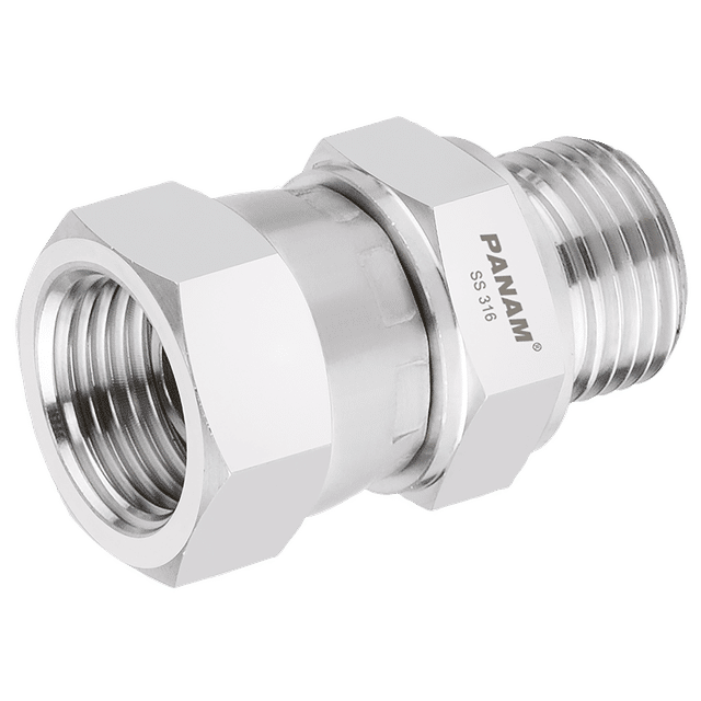 PANAM 1.1/4" BSP X 1.5/8"-12 UNF Male/Female