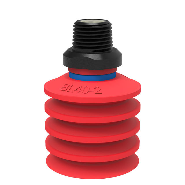 Piab Suction cup BL40-2 Silicone NPT3/8" male, mesh filter