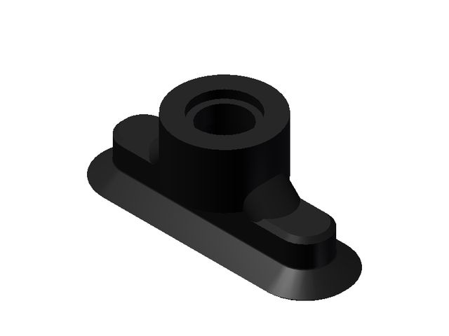 Piab VN 0-10x30 N Oval Vacuum Cup/Suction Cup