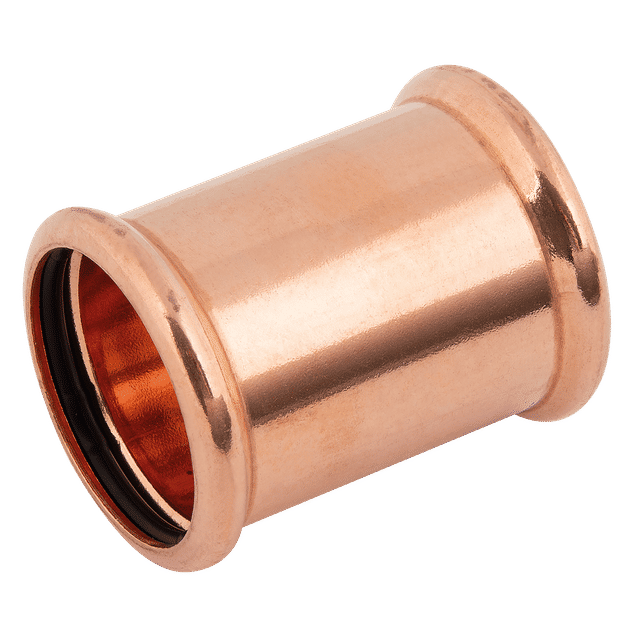 M-Press 15 X 15MM Straight Coupler Copper