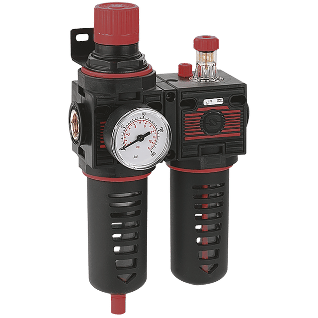 Aircomp Stampotecnica 1" /Regulator + Lubricator 1" BSPP