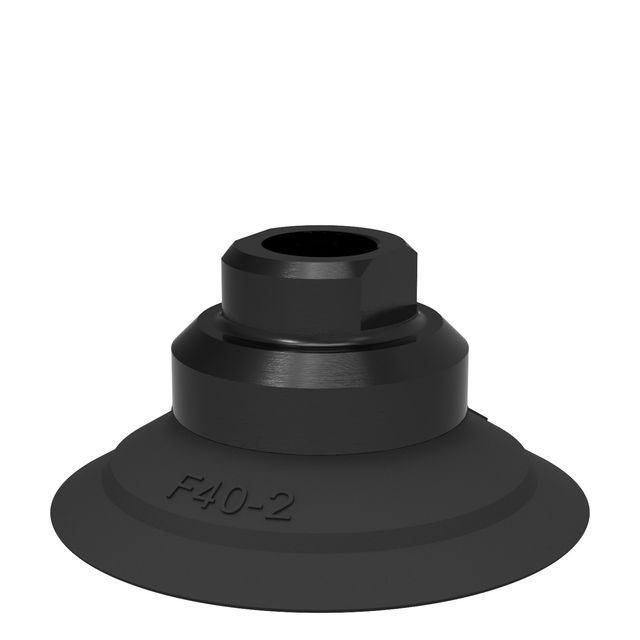 Piab Suction cup F40-2 Nitrile-PVC 1/8" NPSF female, cone valve