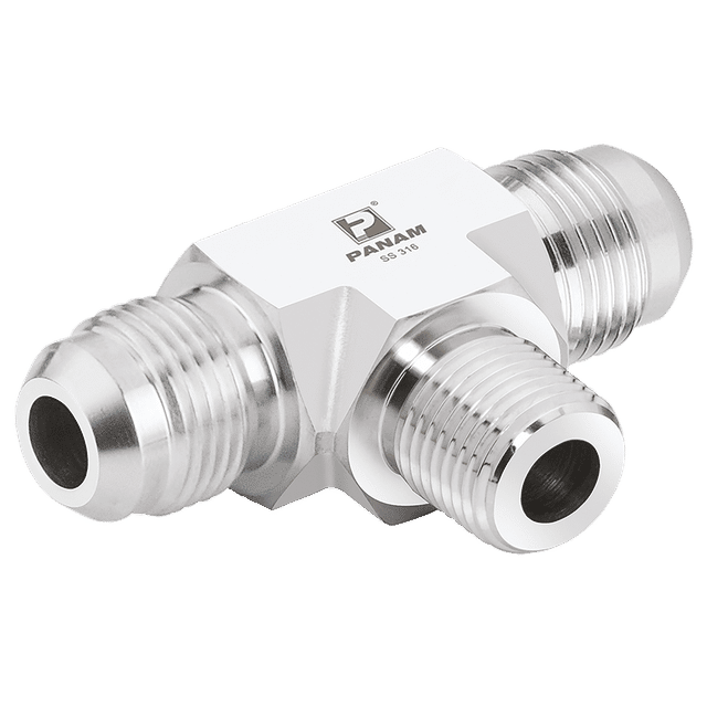 PANAM 1/2"-20 UNF X 1/8" NPT Tee