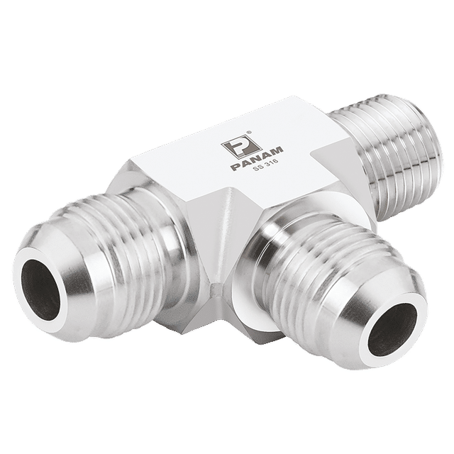 PANAM 1.1/16"-12 UNF X 1" NPT Tee