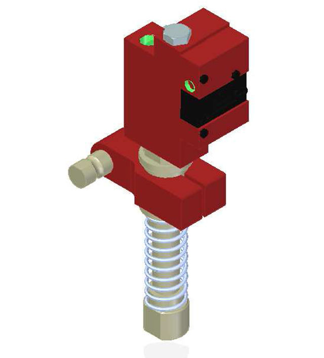 Piab Vacuum Check Valve VT-1H Vacustat, COAX, level compensator G threads Lock pin 16 Left hand connection