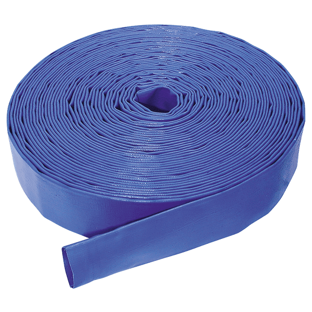 Jaymac 2" ID Blue Layflat Hose 100 M Coil