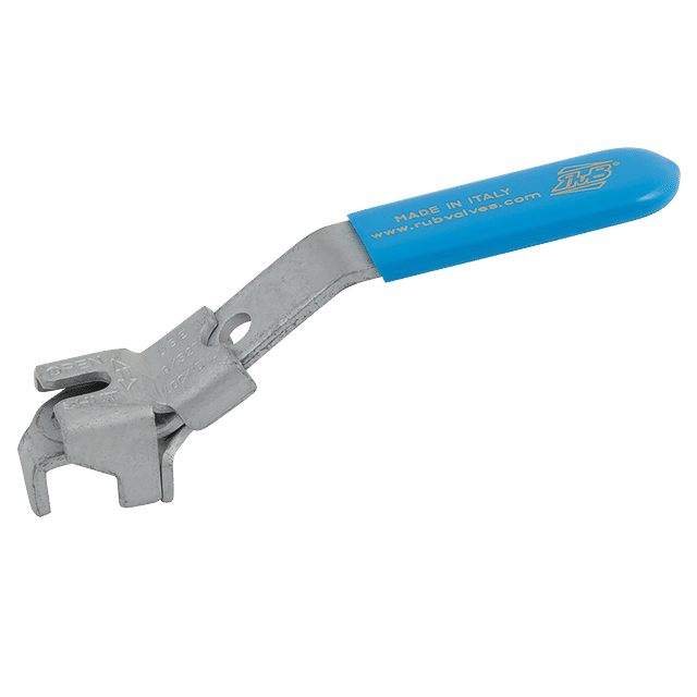 RuB Valves 2.1/2"-4" Ball Valves Lockable Handle Blue