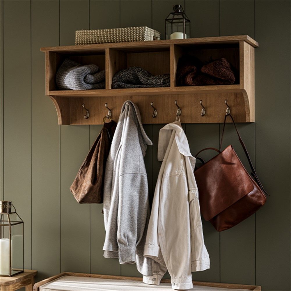 Coat Hooks Utility Wall Shelf With Hooks Grey Coat Rack With Shelf